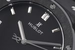 Classic Fusion 42mm PVD GSF 1:1 Best Edition Black Dial on Black Gummy Strap A2892 - Image 4