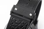 Classic Fusion 42mm PVD GSF 1:1 Best Edition Black Dial on Black Gummy Strap A2892 - Image 9