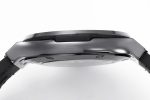 Classic Fusion 42mm Real Black Ceramic GSF 1:1 Best Edition Carbon Dial on Black Gummy Strap SW300 - Image 7