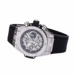 Hublot Big Bang Unico Titanium Diamonds Bezel BBF 1:1 Best Edition Skeleton Dial on Black Rubber Strap A1280 - Image 6