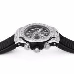 Hublot Big Bang Unico Titanium Diamonds Bezel BBF 1:1 Best Edition Skeleton Dial on Black Rubber Strap A1280 - Image 7