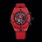 Big Bang Unico Red Magic Ceramic BBF 1:1 Best Edition Skeleton Dial on Red Rubber Strap A1280