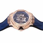 Big Bang Sang Bleu II Chrono RG BBF Best Edition Blue Dial on Blue Gummy Strap A7750 - Image 9