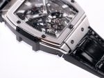 Spirit of Big Bang SS JBF Best Edition Skeleton Dial Stainless Bezel on Leather Strap with Gummy Strap Asia Tourb - Image 5