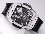 Spirit of Big Bang SS JBF Best Edition Skeleton Dial Stainless Bezel on Leather Strap with Gummy Strap Asia Tourb - Image 8