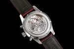 Pilot Chrono SS AZF 1:1 Best Edition Red Dial on Red  Leather Strap A7750 - Image 8