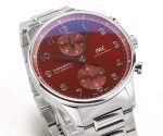 Portuguese Chrono IW3716 V6SF 1:1 Best Edition Red Dial on SS Bracelet A7750 - Image 4