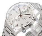 Portuguese Chrono IW3716 RSF 1:1 Best Edition White Dial YG Markers on SS Bracelet A7750 - Image 3