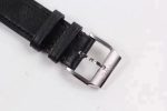 Pilot Chrono SS AZF 1:1 Best Edition Black Dial on Black Leather Strap A7750 - Image 8