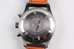 Pilot Chrono SS AZF 1:1 Best Edition Black Dial on Black Leather Strap A7750 - Image 9