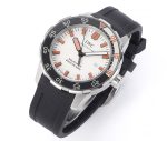 IWC Replica Watches Aquatimer Automatic White/Orange Dial Black Rubber Strap RSF A2892 1:1 Fake watches - Image 2