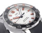 IWC Replica Watches Aquatimer Automatic White/Orange Dial Black Rubber Strap RSF A2892 1:1 Fake watches - Image 4