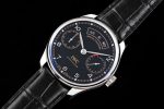 Portuguese Real PR Real Annual Calendar Edition “Pisa” ZF 1:1 Best Edition Black Dial on Black Leather Strap A52850 - Image 2