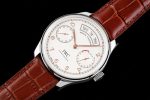 Portuguese Real PR Real Annual Calendar IW5035 ZF 1:1 Best Edition White Dial RG Markers on Brown Leather Strap A52850 - Image 2