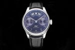 Portuguese Real PR Real Annual Calendar IW503502 ZF 1:1 Best Edition Blue Dial on Black Leather Strap A52850