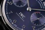 Portuguese Real PR Real Annual Calendar IW503502 ZF 1:1 Best Edition Blue Dial on Black Leather Strap A52850 - Image 5