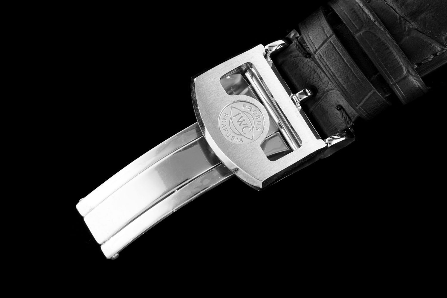 Portuguese Real PR Real Annual Calendar IW503502 ZF 1:1 Best Edition Blue Dial on Black Leather Strap A52850 - Image 9