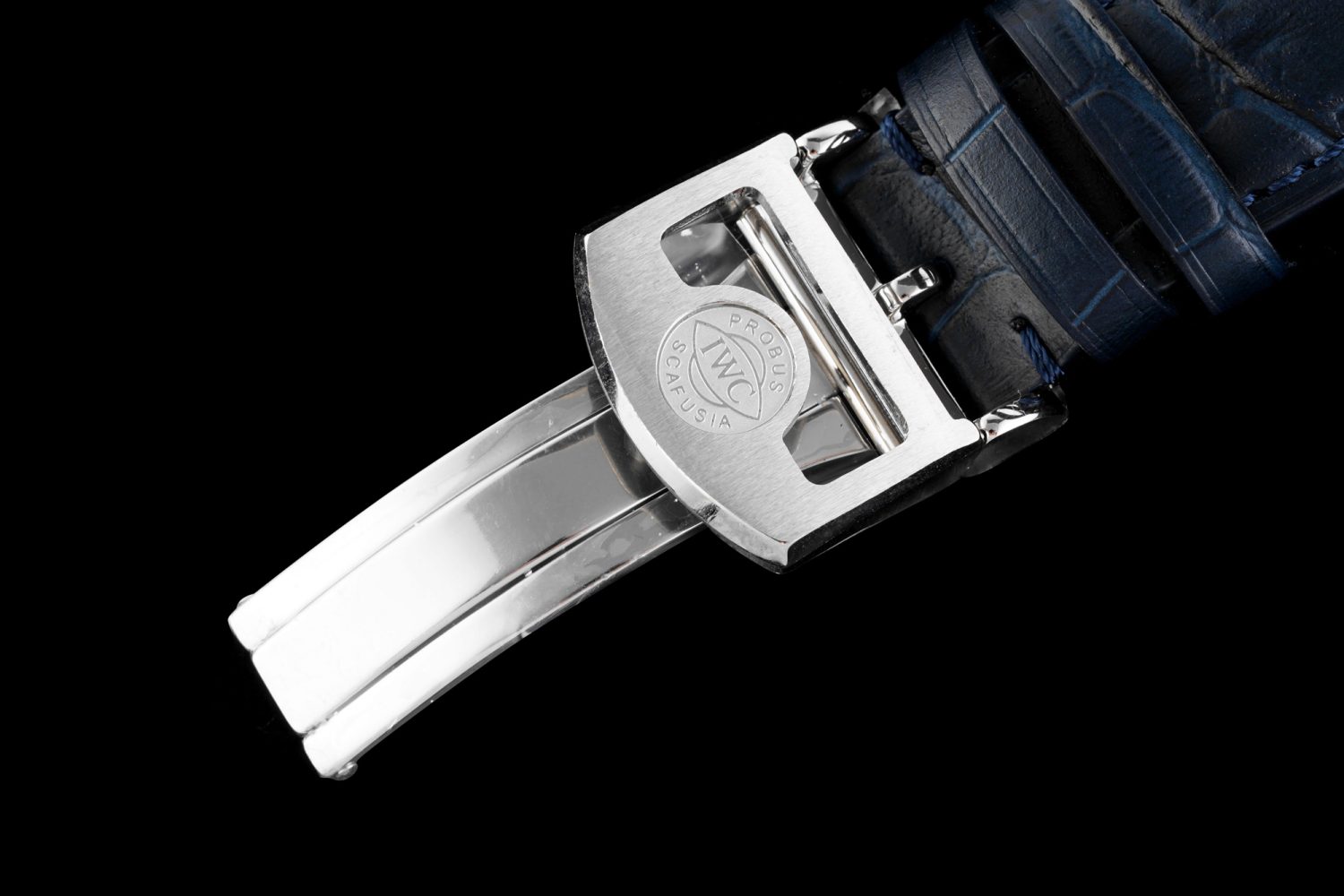 Portugieser  Annual Cal IW503502  ZF 1:1 Best Edition Green Dial on Blue Leather Strap A52850 - Image 9