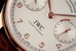 Portuguese Real PR Real Annual Calendar RG IW503504 ZF 1:1 Best Edition White Dial on Brown Leather Strap A52850 - Image 5