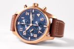 Pilot Chrono 377721 "Le Petit Prince" RG ZF 1:1 Best Edition on Brown Leather Strap A7750 - Image 4