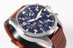 Pilot Chrono 377721 "Le Petit Prince" SS ZF 1:1 Best Edition on Brown Leather Strap A7750 - Image 4