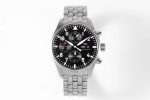 Pilot Chrono 2016 IW377710 ZF 1:1 Best Edition Black Dial on SS Bracelet A7750 V2