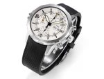 Aquatimer Chrono IW3768 SS NSF 1:1 Best Edition White Dial on Black Rubber Strap A7750 - Image 2