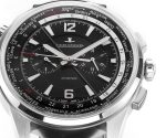 Polaris Chrono SS HKF Best Edition Black Dial on Black Leather Strap A752A - Image 4