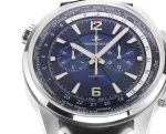 Polaris Chrono SS HKF Best Edition Black Dial on Black Leather Strap A752A - Image 6