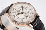 Rendez-Vous Night & Day RG GF 1:1 Best Edition White Dial Diamonds Bezel on Brown Leather Strap A898 - Image 5