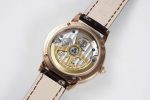 Rendez-Vous Night & Day RG GF 1:1 Best Edition White Dial Diamonds Bezel on Brown Leather Strap A898 - Image 9