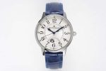 Rendez-Vous Night & Day SS GF 1:1 Best Edition White Dial SS Bezel on Blue Leather Strap A898