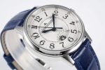 Rendez-Vous Night & Day SS GF 1:1 Best Edition White Dial SS Bezel on Blue Leather Strap A898 - Image 4