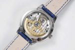 Rendez-Vous Night & Day SS GF 1:1 Best Edition White Dial SS Bezel on Blue Leather Strap A898 - Image 9