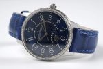 Rendez-Vous Night & Day SS ZF 1:1 Best Edition Blue Textured Dial Diamonds Bezel on Blue Leather Strap A898 - Image 2