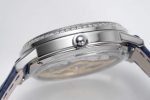 Rendez-Vous Night & Day SS ZF 1:1 Best Edition Blue Textured Dial Diamonds Bezel on Blue Leather Strap A898 - Image 6