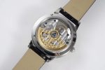 Rendez-Vous Night & Day SS White MOP Dial Diamonds Bezel on Black Leather Strap A898 - Image 8