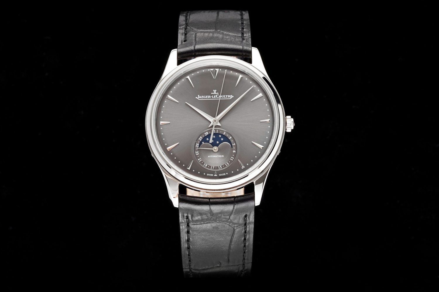 Jaeger-LeCoultre Replica Watches Master Ultra Thin Moon 1363540 Gray Dial Q8F A925 1:1 Fake watches - Image 1