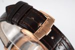 Master Ultra Thin Date 1232510 RG ZF 1:1 Best Edition Eggshell Beige Dial on Brown Leather Strap A899/1 - Image 8