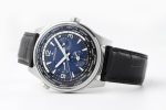 Polaris Geographic SS ZF 1:1 Best Edition Blue Textured Dial on Black Leather Strap A936 - Image 5
