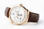 Master Geographic Real PR RG ZF 1:1 Best Edition White Dial on Brown Leather Strap A939 - Image 5
