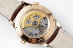 Master Geographic Real PR RG ZF 1:1 Best Edition White Dial on Brown Leather Strap A939 - Image 8