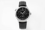 Master Geographic Real PR SS ZF 1:1 Best Edition Black Dial on Black Leather Strap A939