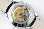 Master Geographic Real PR SS ZF 1:1 Best Edition Black Dial on Black Leather Strap A939 - Image 8