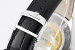 Master Geographic Real PR SS ZF 1:1 Best Edition Black Dial on Black Leather Strap A939 - Image 9