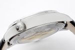 Master Geographic Real PR SS ZF 1:1 Best Edition White Dial on Black Leather Strap A939 - Image 7