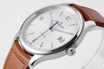 Master Control Q4018420 ZF 1:1 Best Edition White Dial on Brown Leather Strap A899 - Image 5