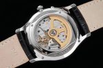 Master Ultra Thin Réserve de Marche SS GF 1:1 Best Edition Blue Dial on Black Leather Strap A938 - Image 6