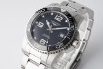 Conquest L3.840.4.56.6 Real Ceramic Bezel SS ZF 1:1 Best Edition Black Dial on SS Bracelet A2824 - Image 3