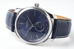 Master Moonphase SS APSF 1:1 Best Edition Blue Stick Dial on Blue Leather Strap AL899 - Image 5